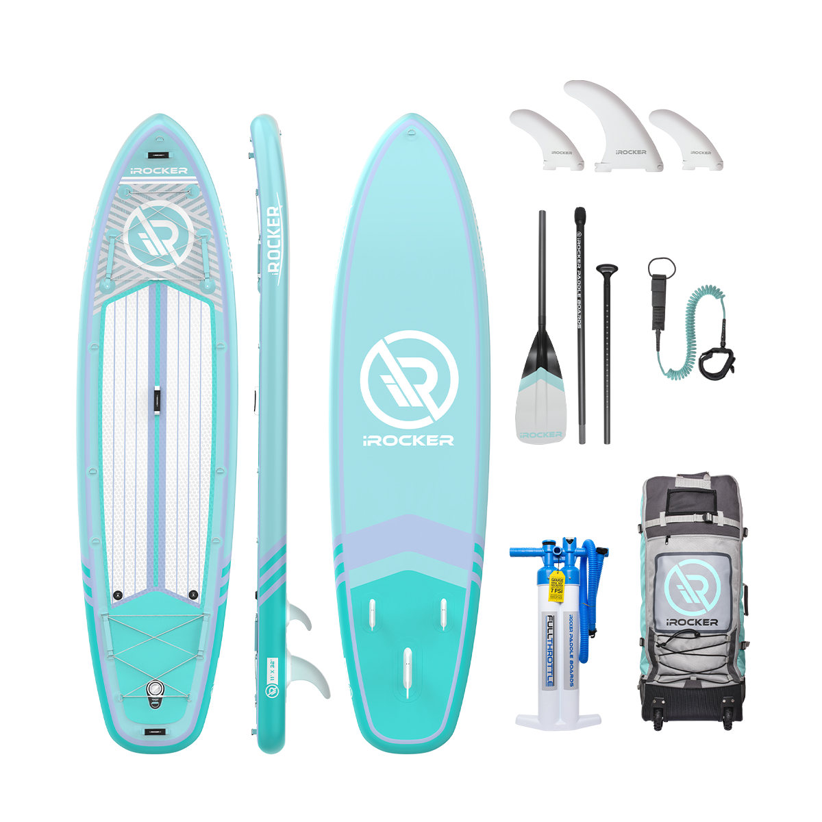 iROCKER ALL AROUND 11' Inflatable Paddle Board