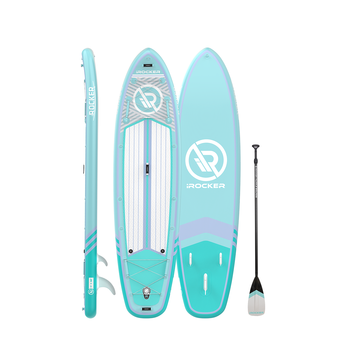 iROCKER ALL AROUND 11' Inflatable Paddle Board