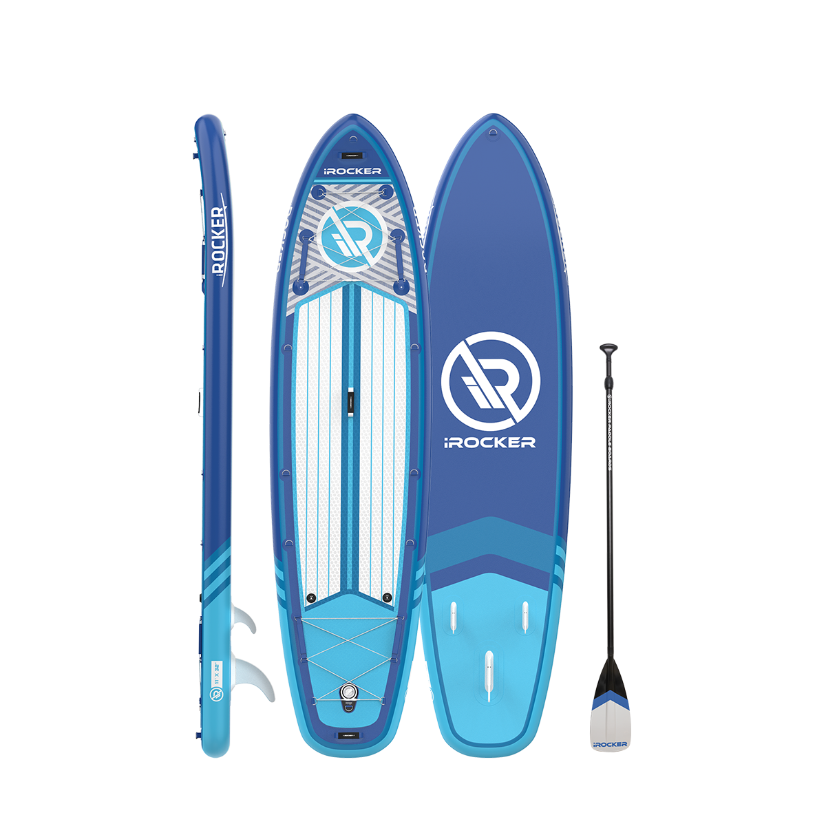 iROCKER ALL AROUND 11' Inflatable Paddle Board