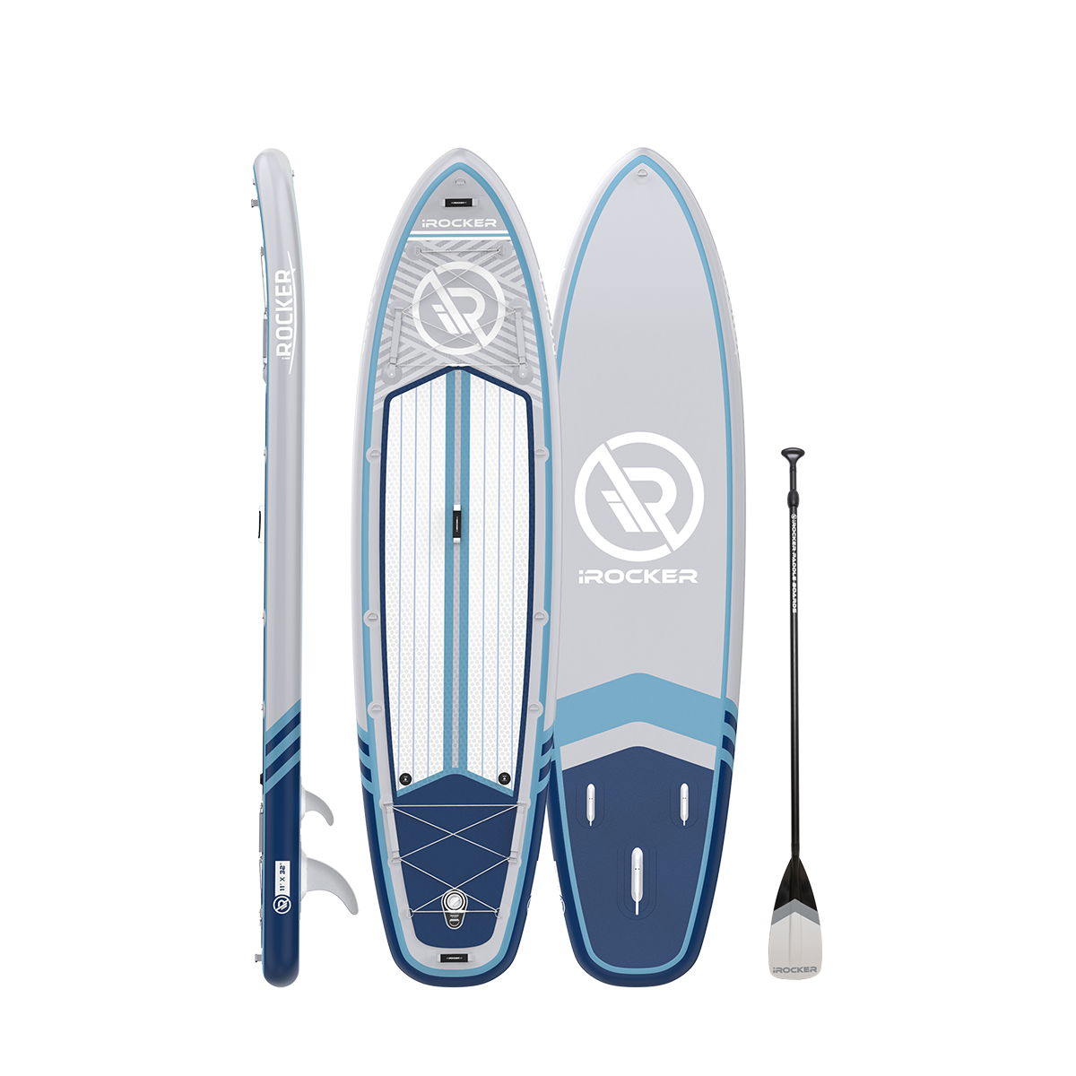 iROCKER ALL AROUND 11' Inflatable Paddle Board