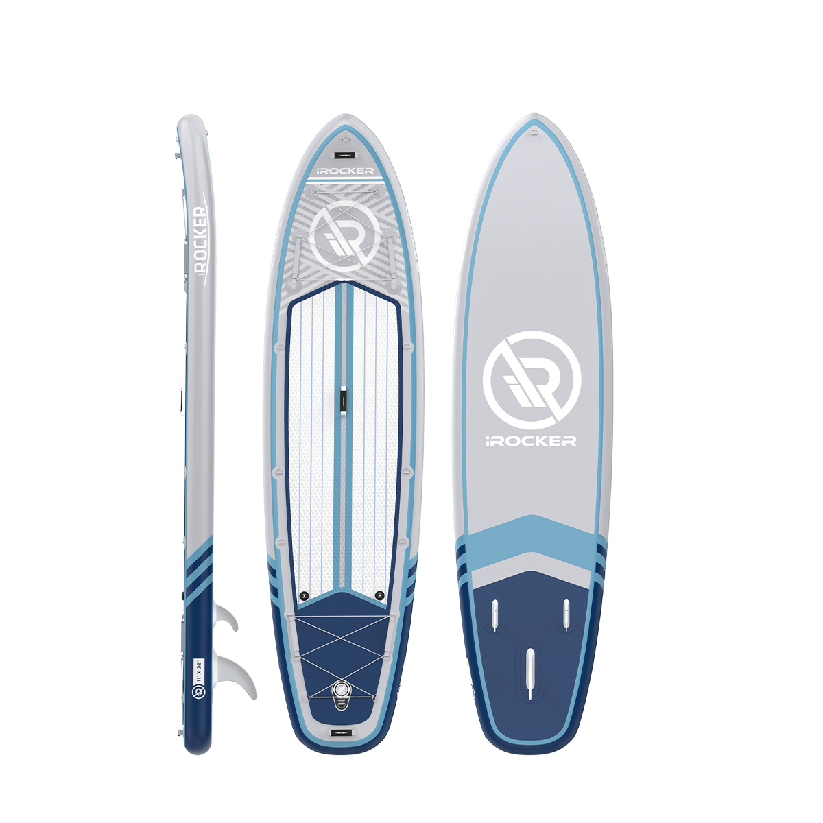 iROCKER ALL AROUND 11' Inflatable Paddle Board