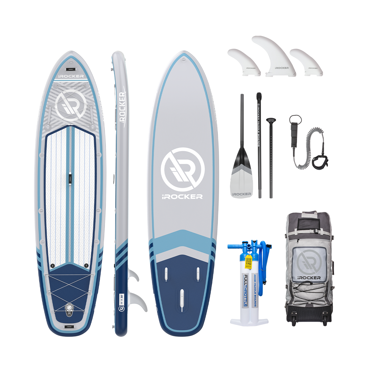 iROCKER ALL AROUND 11' Inflatable Paddle Board