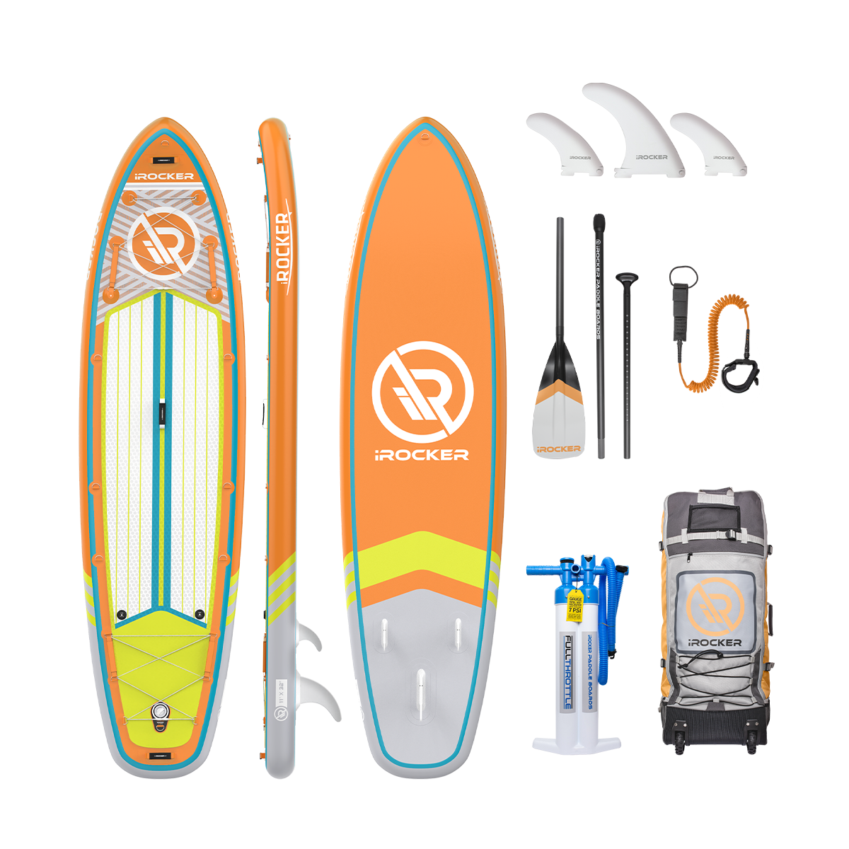 iROCKER ALL AROUND 11' Inflatable Paddle Board