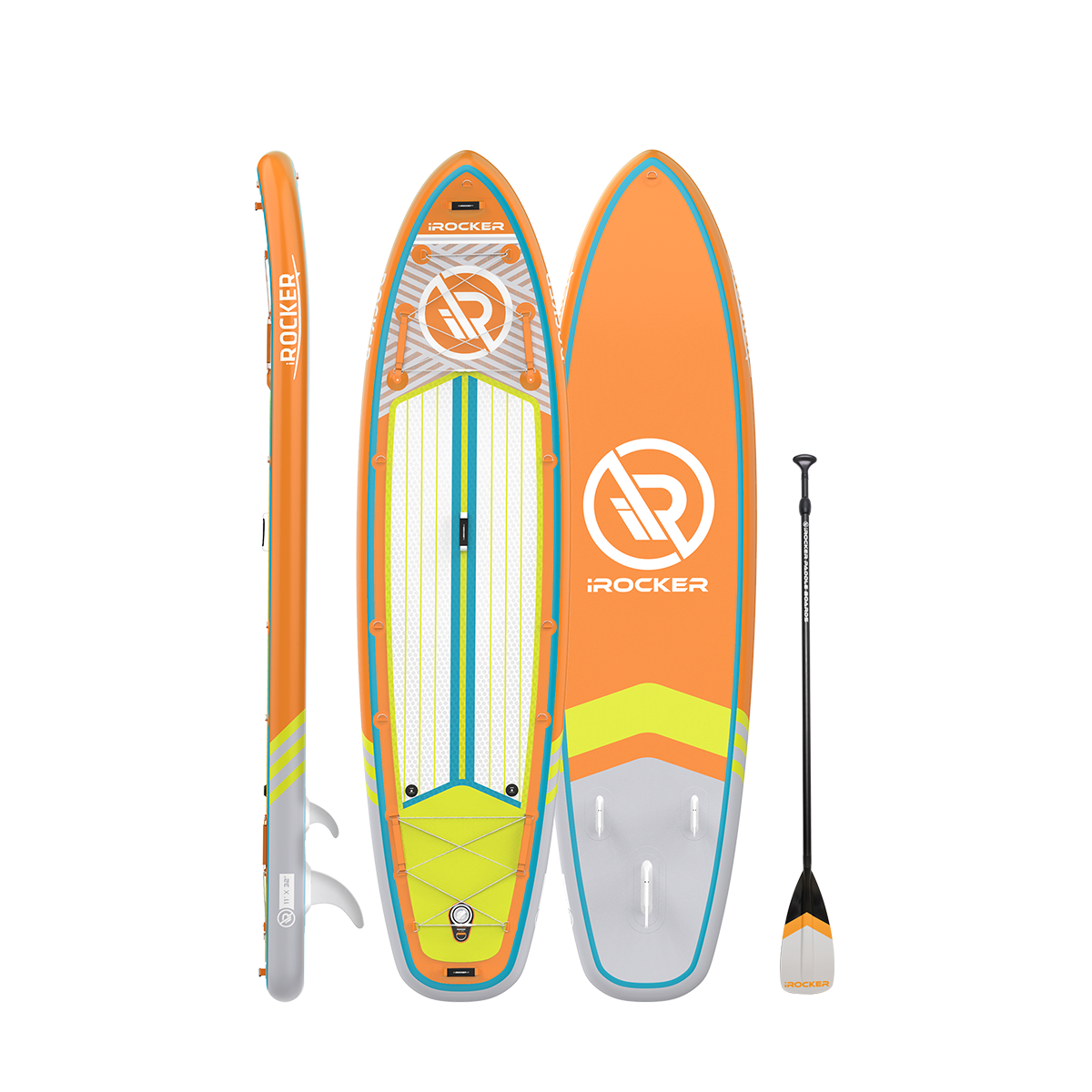 iROCKER ALL AROUND 11' Inflatable Paddle Board