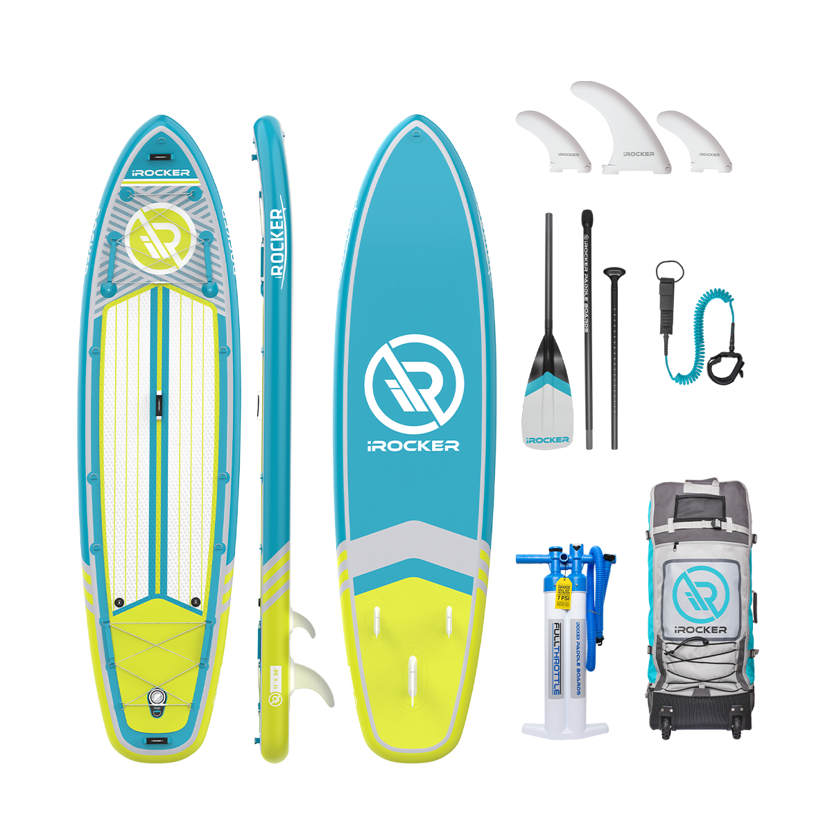 iROCKER ALL AROUND 11' Inflatable Paddle Board