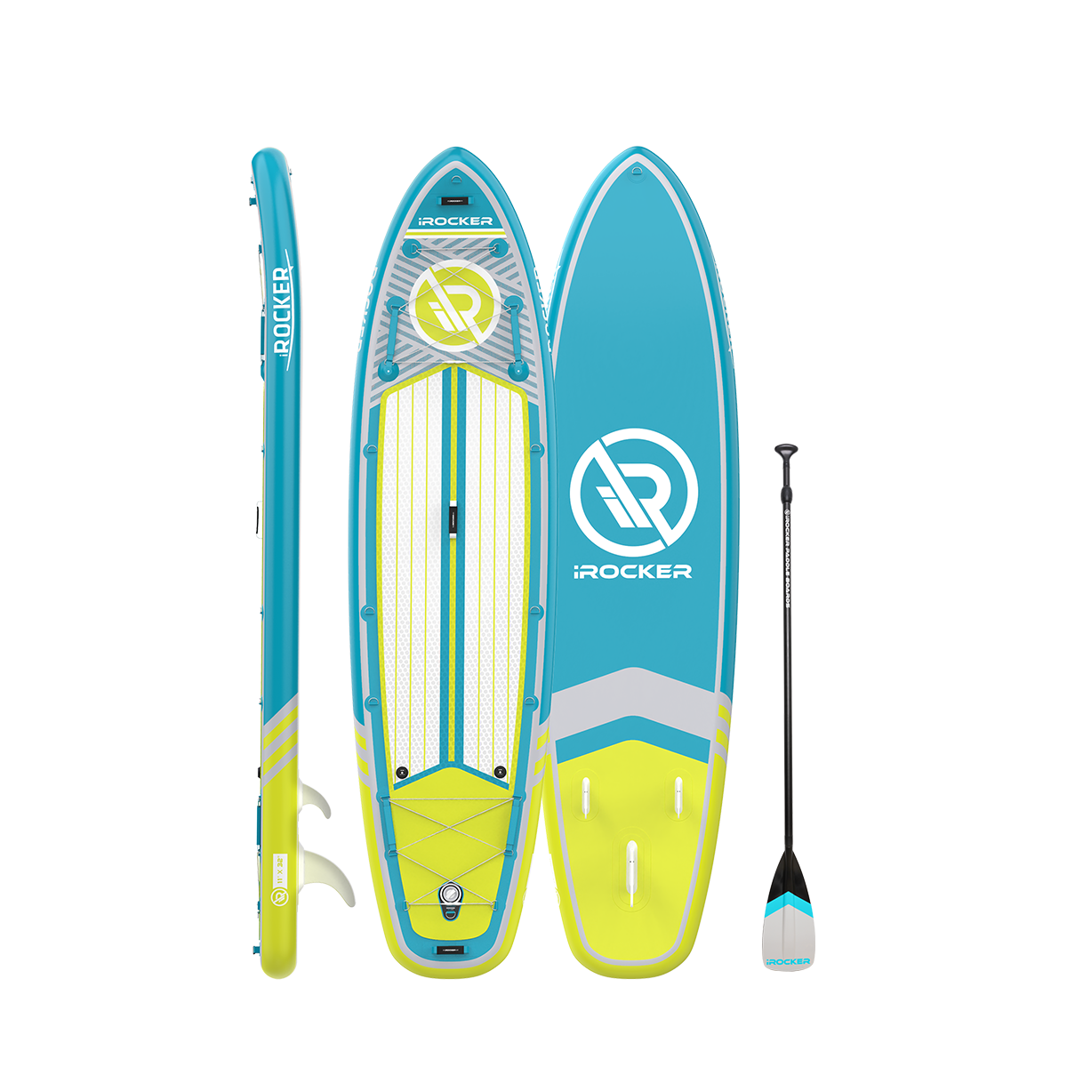 iROCKER ALL AROUND 11' Inflatable Paddle Board