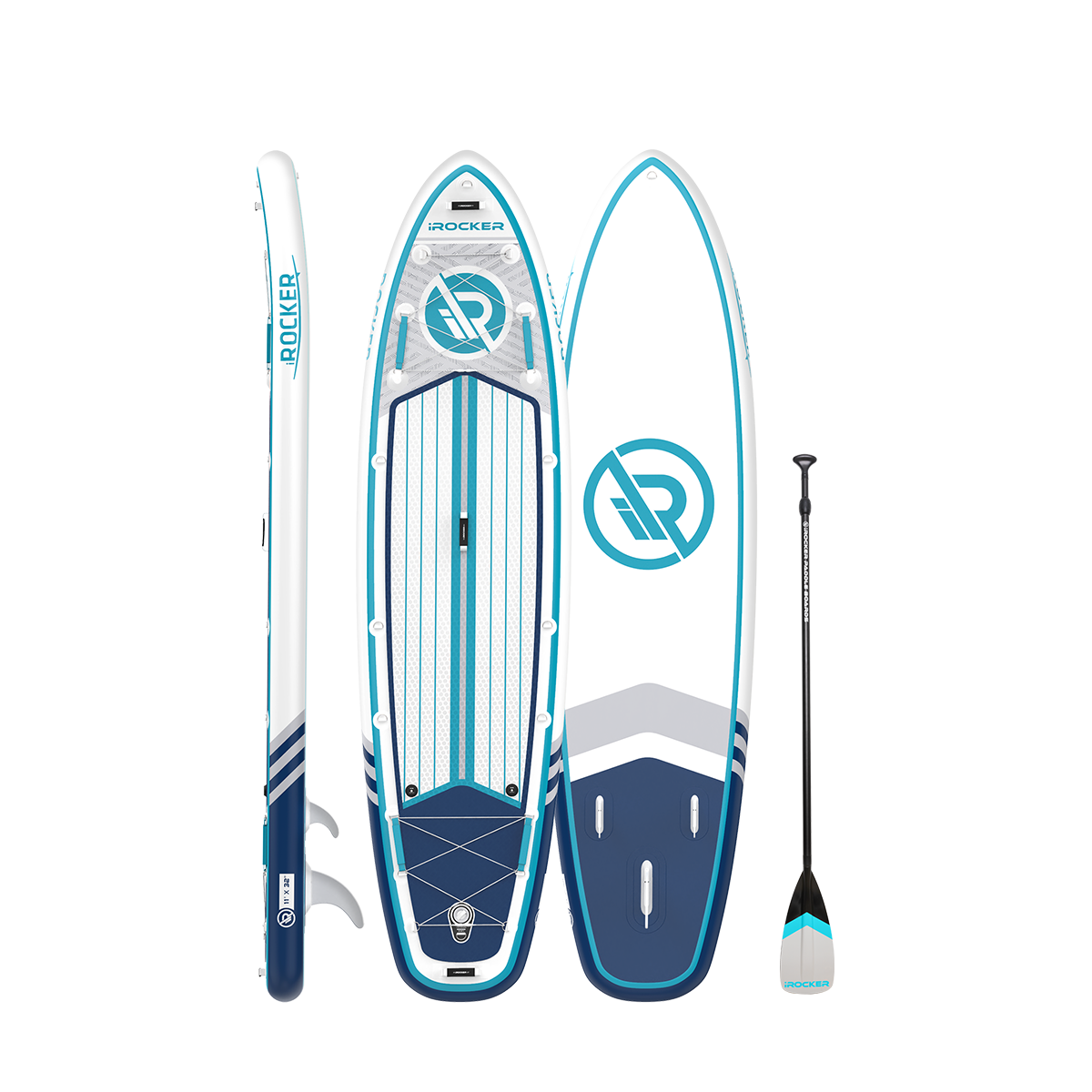 iROCKER ALL AROUND 11' Inflatable Paddle Board